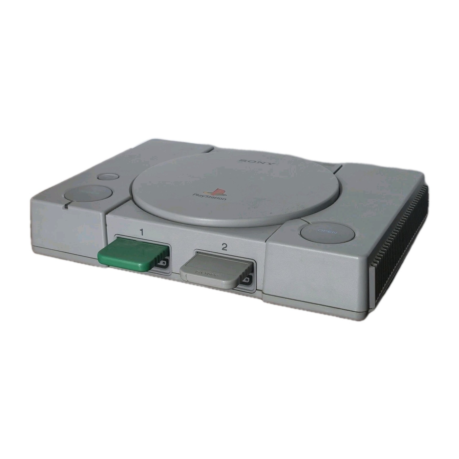 Sony PlayStation 1 PS1 Gray Console Gaming System SCPH-1001 Powers On Parts