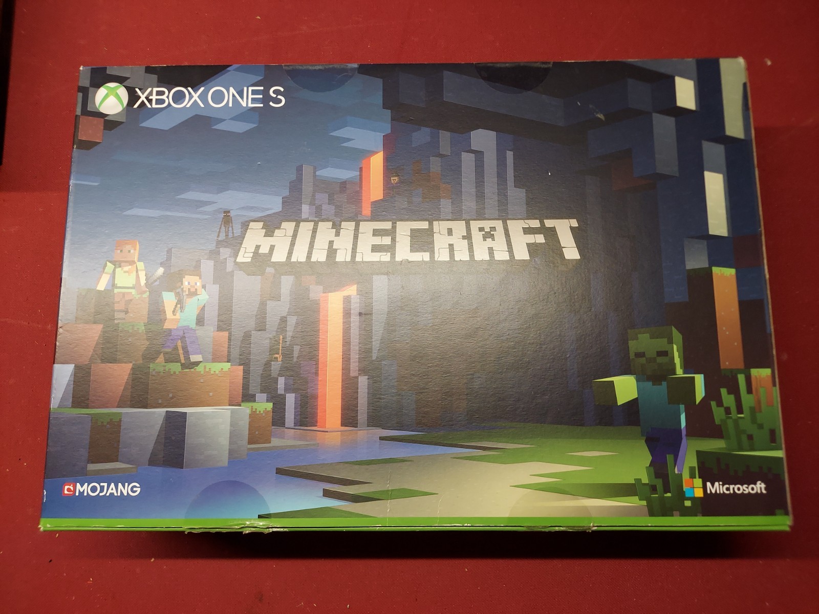 Xbox One S Minecraft Console Creeper Controller Box Inserts Foam Tested Works