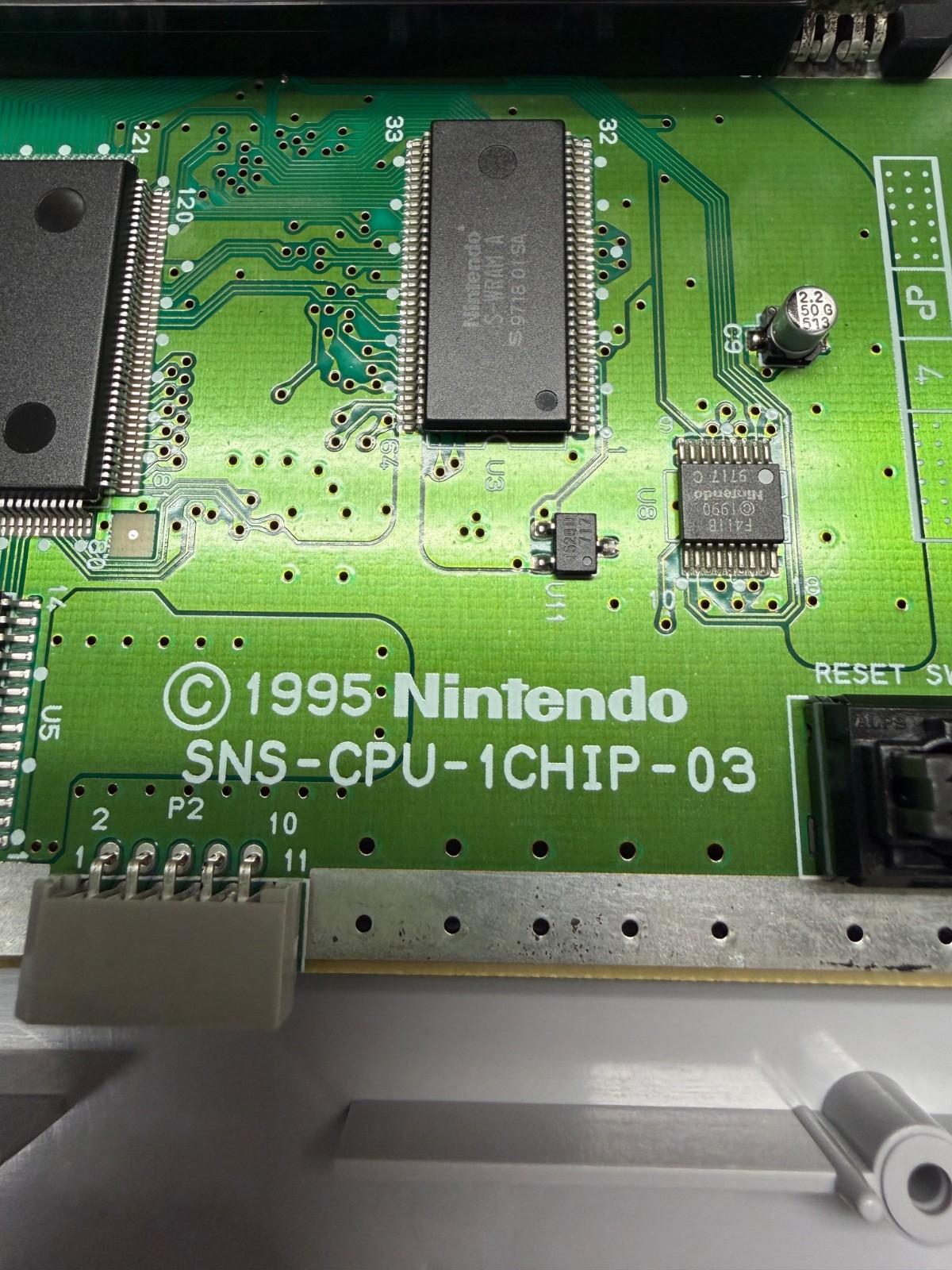 Super Nintendo SNES 1 Chip 02 SNS – 101 with Borti’s RGB & brand new capacitors