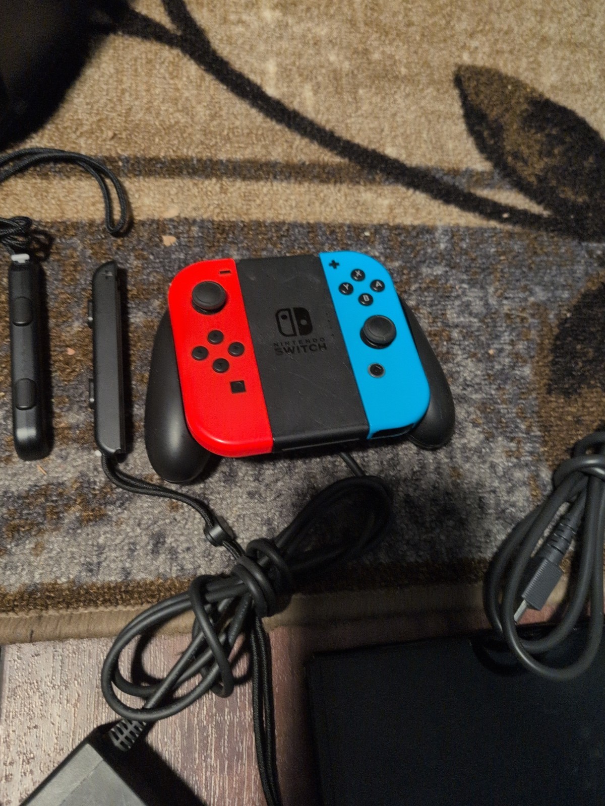 Nintendo Switch OLED Model HEG-001 Handheld Console – 64GB – Red Blue