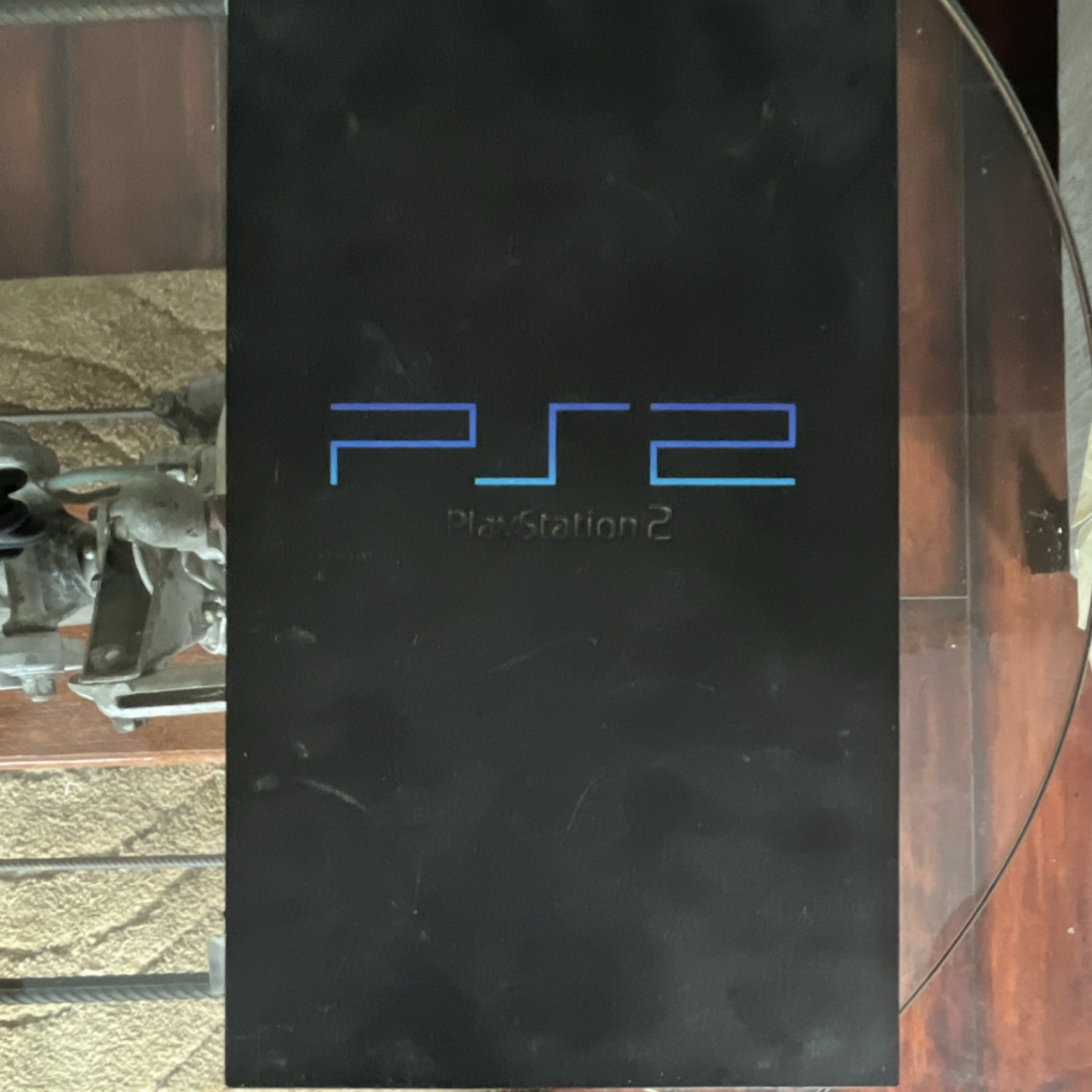 Sony PlayStation 2 Console SCPH-39001 Black Controllers Cables USB Expansion Bay