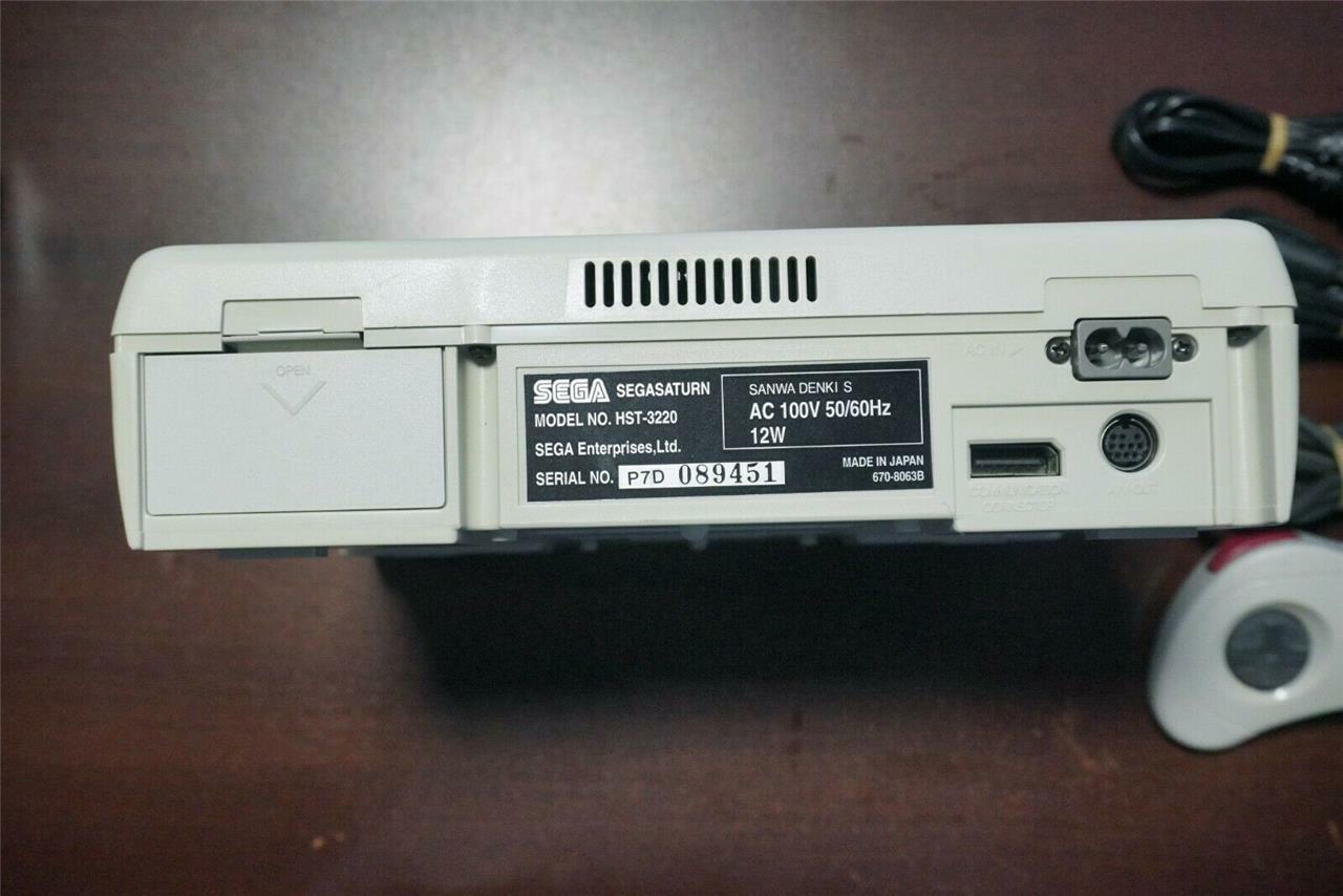 Sega Saturn console white boxed HST-0014 Japan SS system US Seller