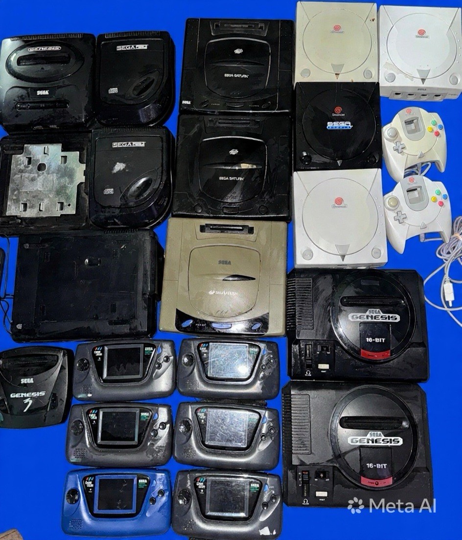 Sega Cd /Dreamcast/ Saturn/Game Gear Lot. As-Is Read Description