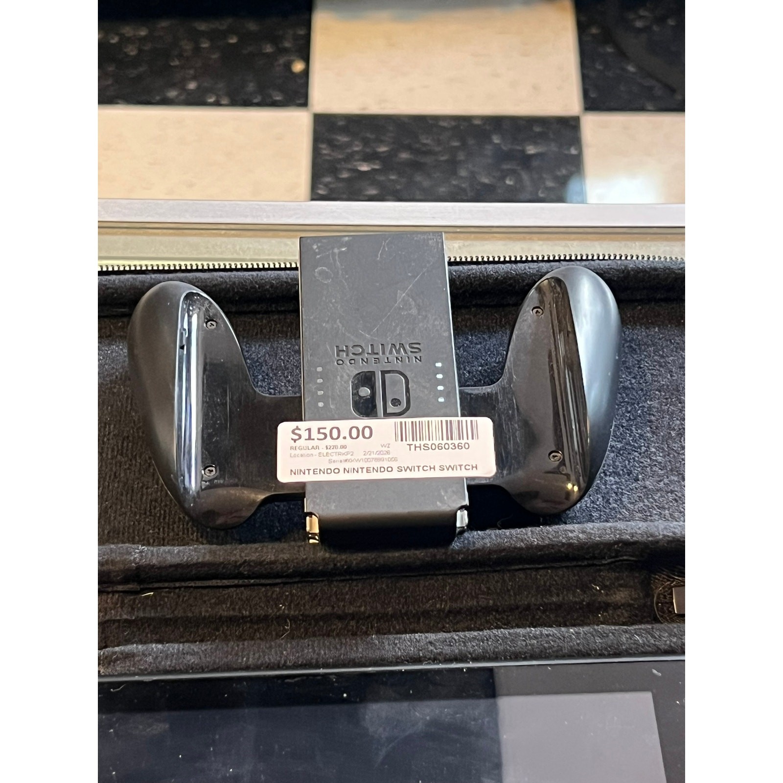 Nintendo Switch with Case and JoyCon Controller Holder