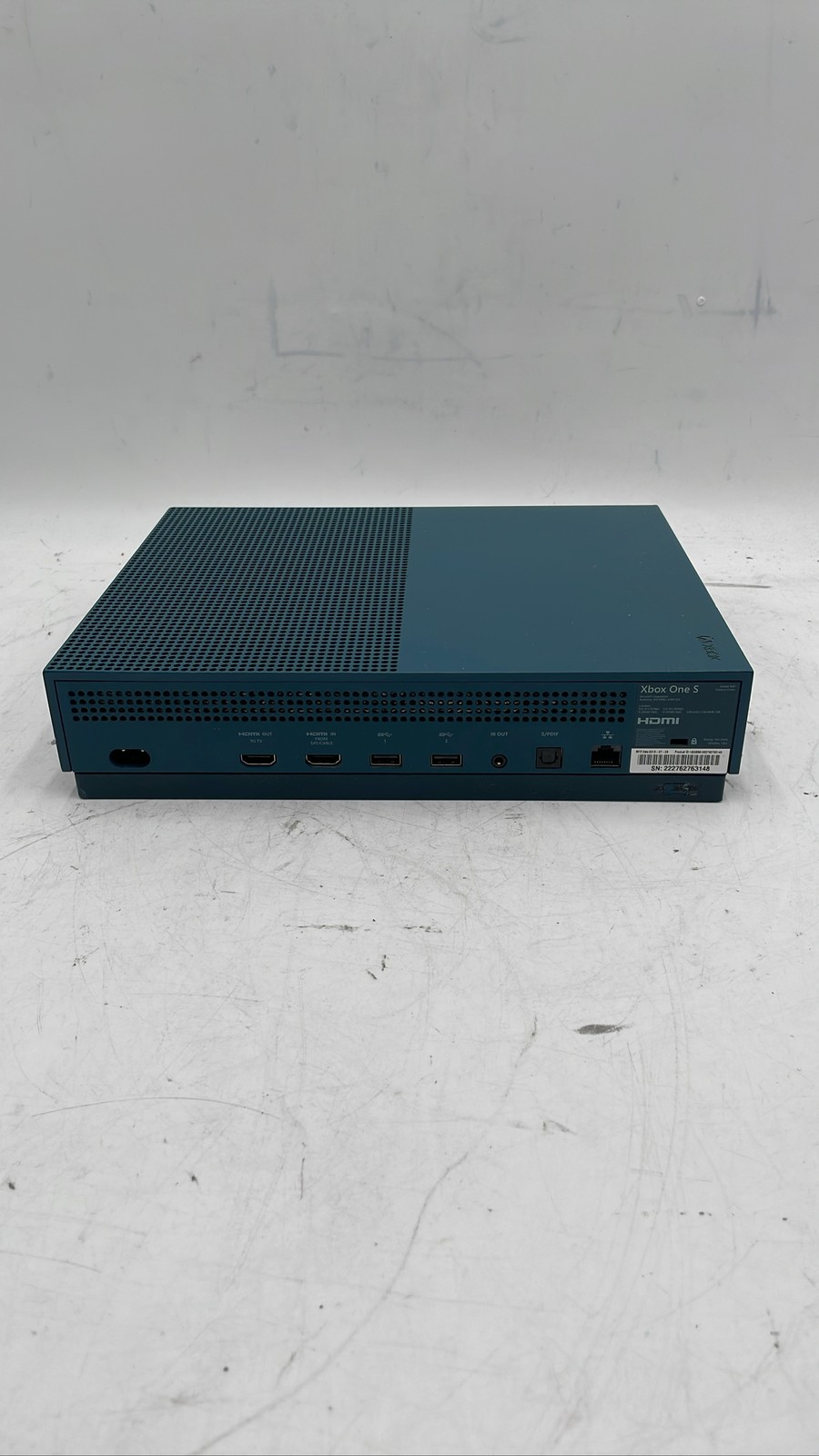 Microsoft Xbox One S Model 1681 Console HDMI Blue For Parts Or Repair