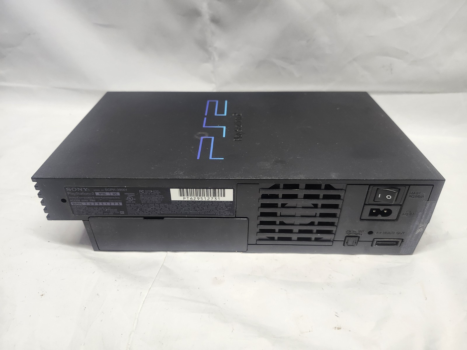 Sony PS2 Fat Console SCPH-39001 PlayStation Bundle 2 Controllers Box Game TESTED