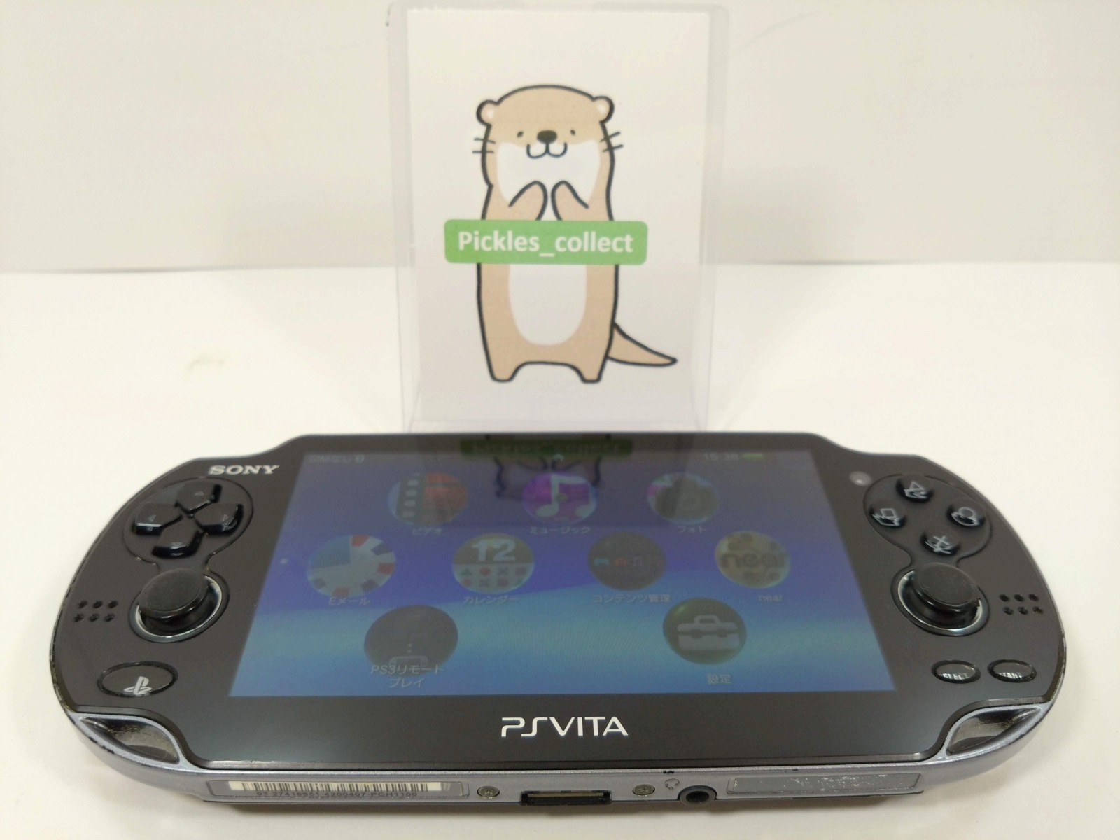 PS Vita Crystal Black PCH 1100 Console w/8GB Wi-Fi PSV Tested Sony 0316E