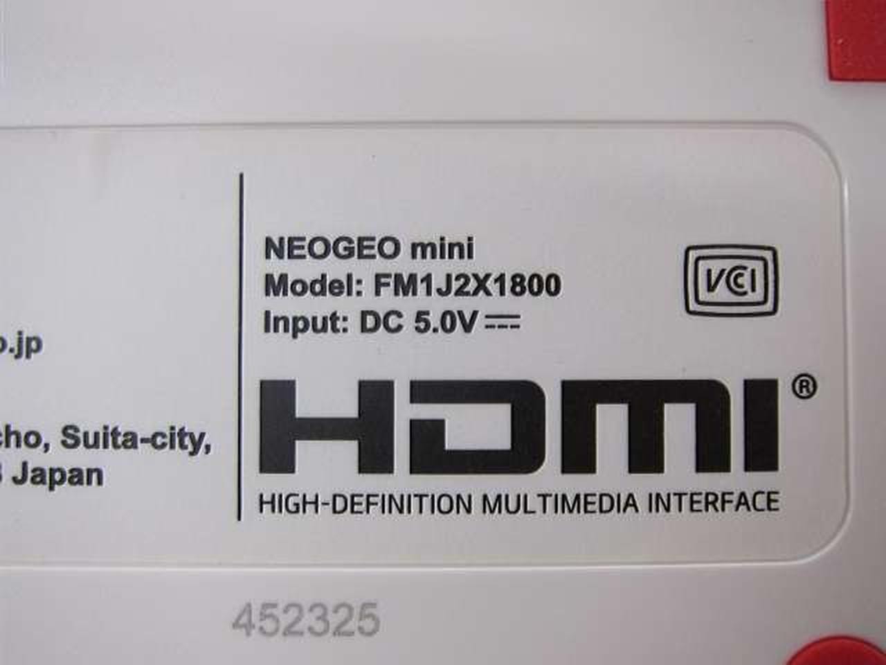 SNK FM1J2X1800 Neo Geo Mini