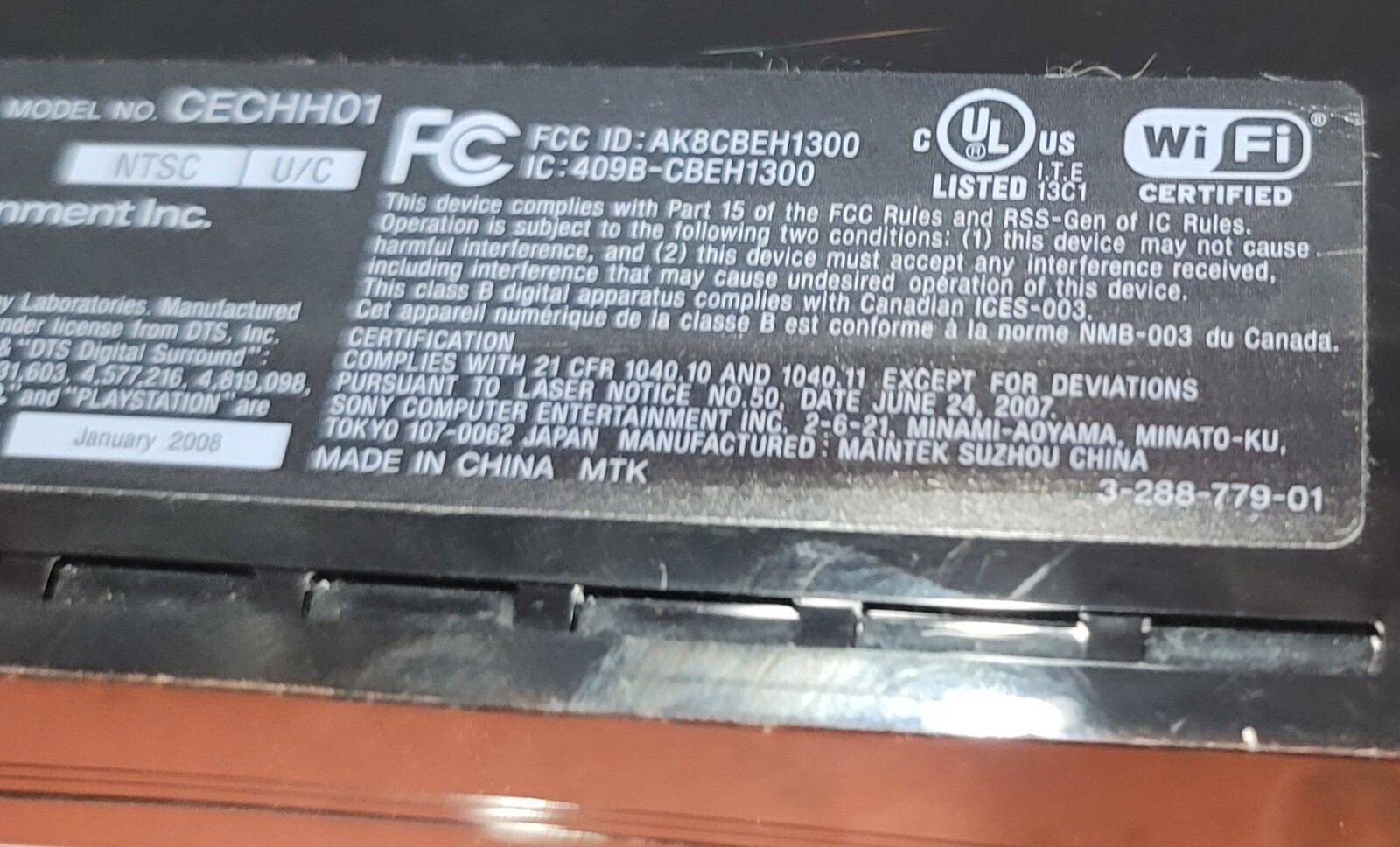 Sony Playstation PS3 Console Only CECHH01 – Not Backwards Compatible Untested