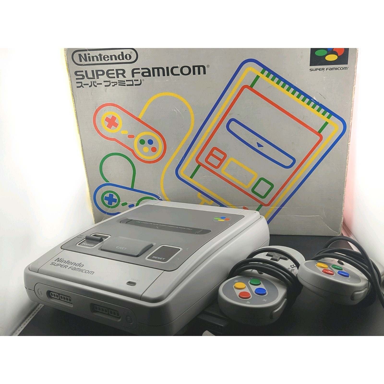 Nintendo Super Famicom Console with Original Box – Authentic Japanese Import