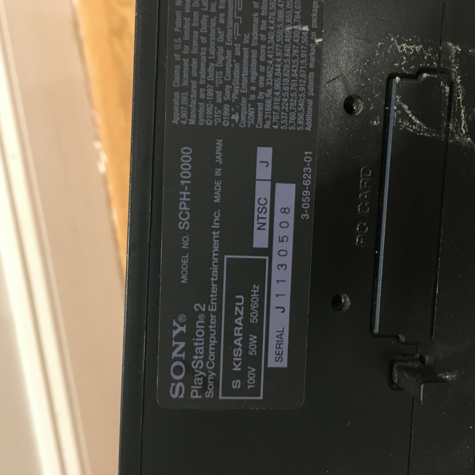 PS2 Console System SCPH-10000 Tested Playstation 2 Sony JAPAN BUNDLE