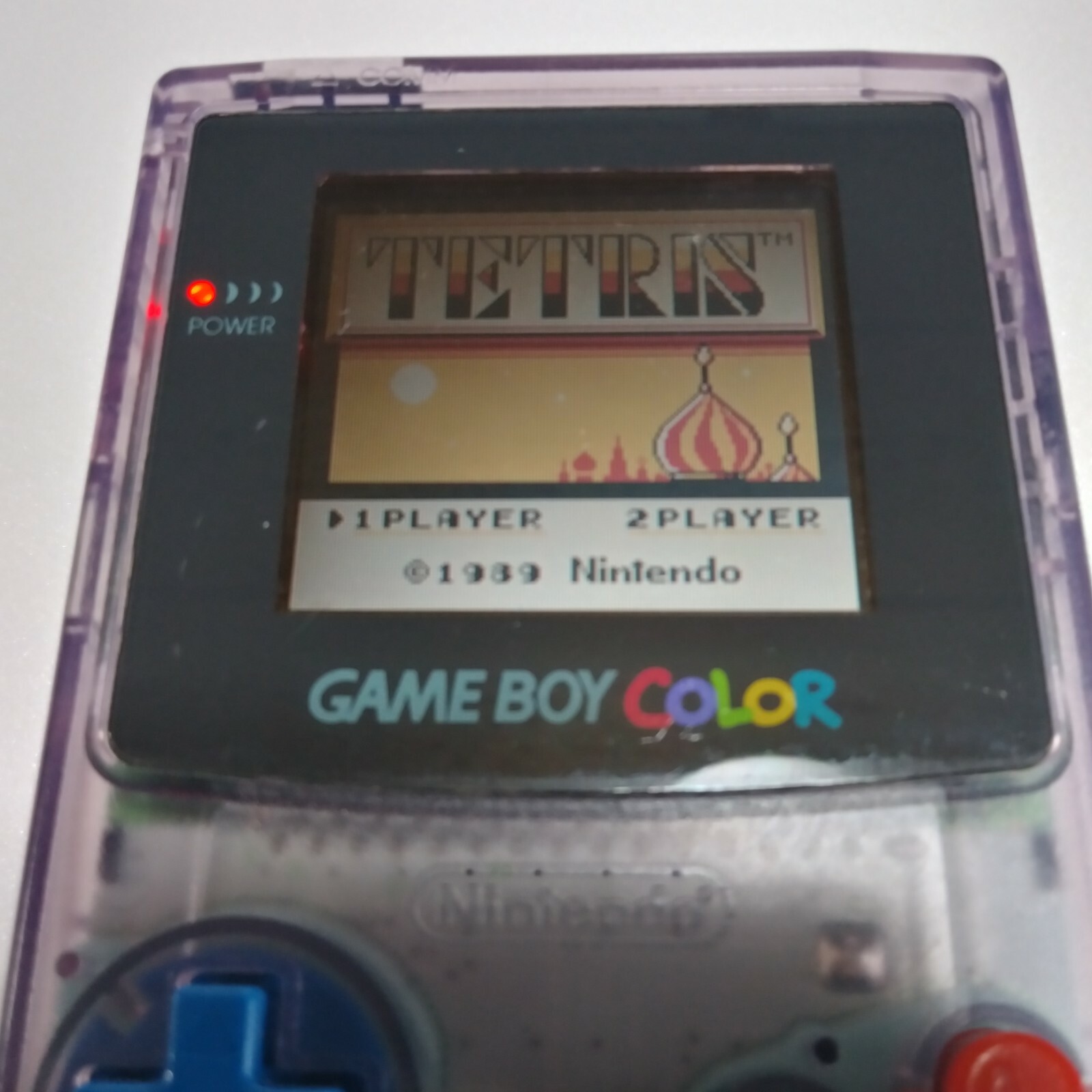 Nintendo Game Boy Color Purpl Used used item in mint condition