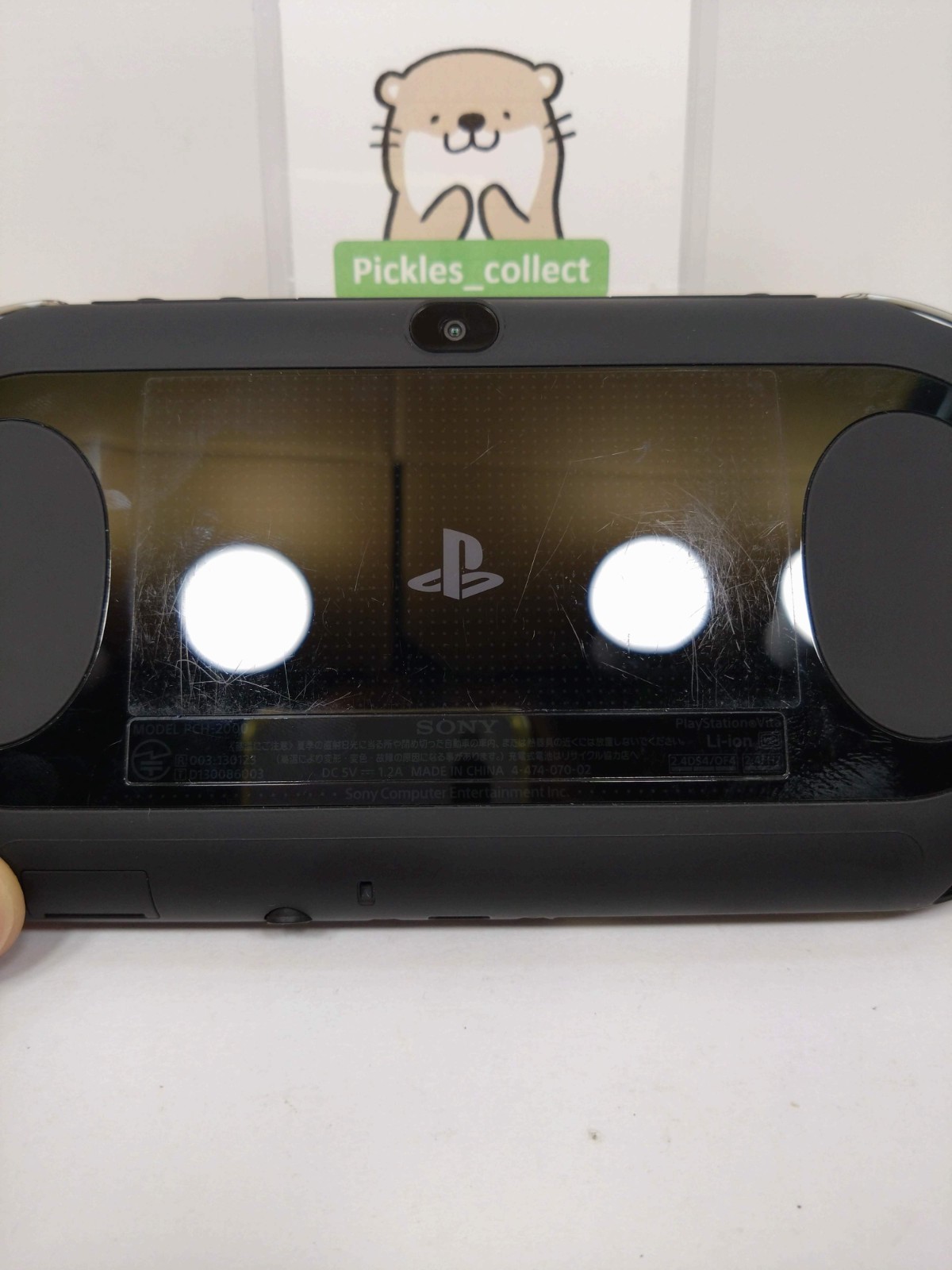 PS Vita Black PCH 2000 ZA11 Console only Wi-Fi PSV Tested Sony 0528G