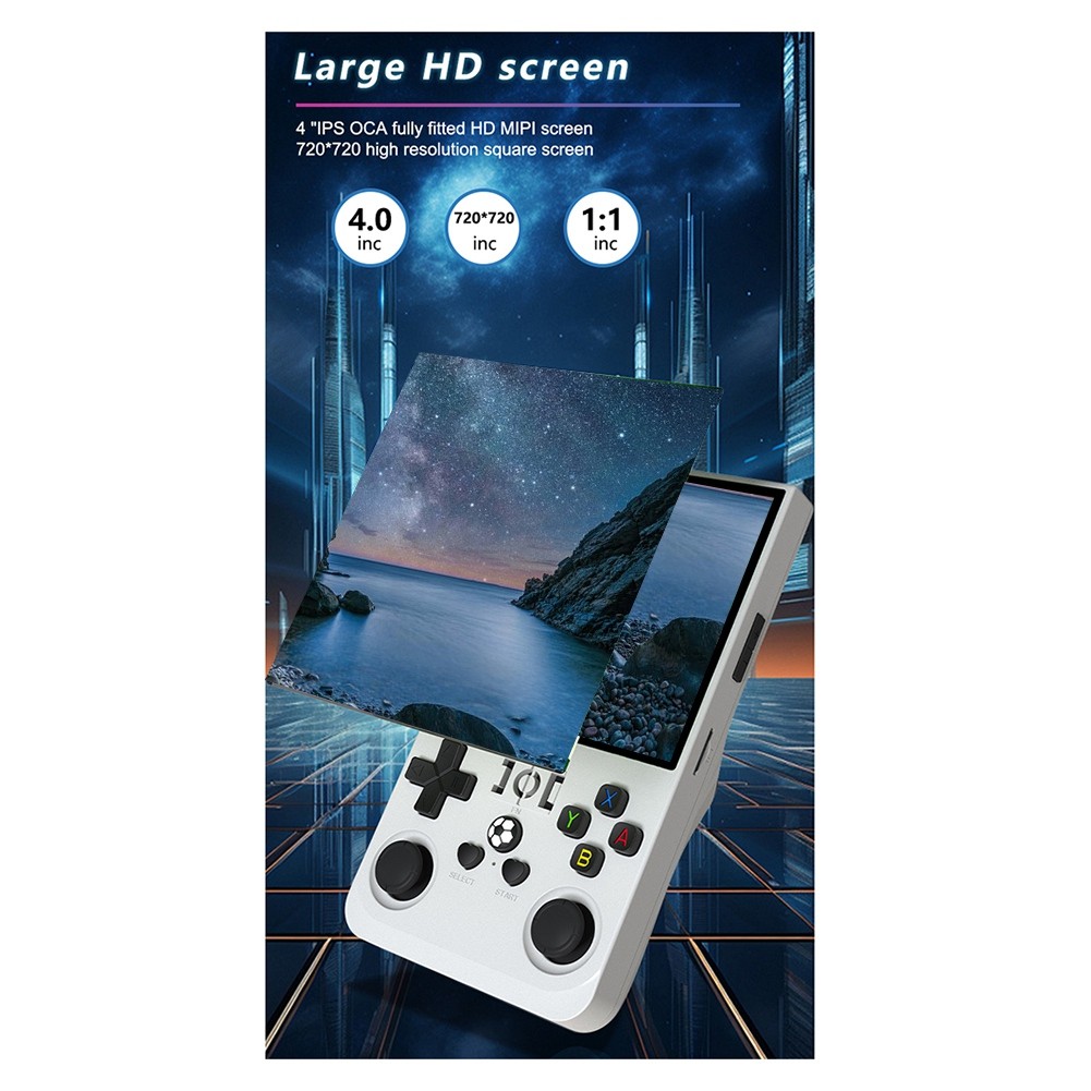 R36MAX 128GB 4.0″” IPS Screen Retro Portable Game Console L3786