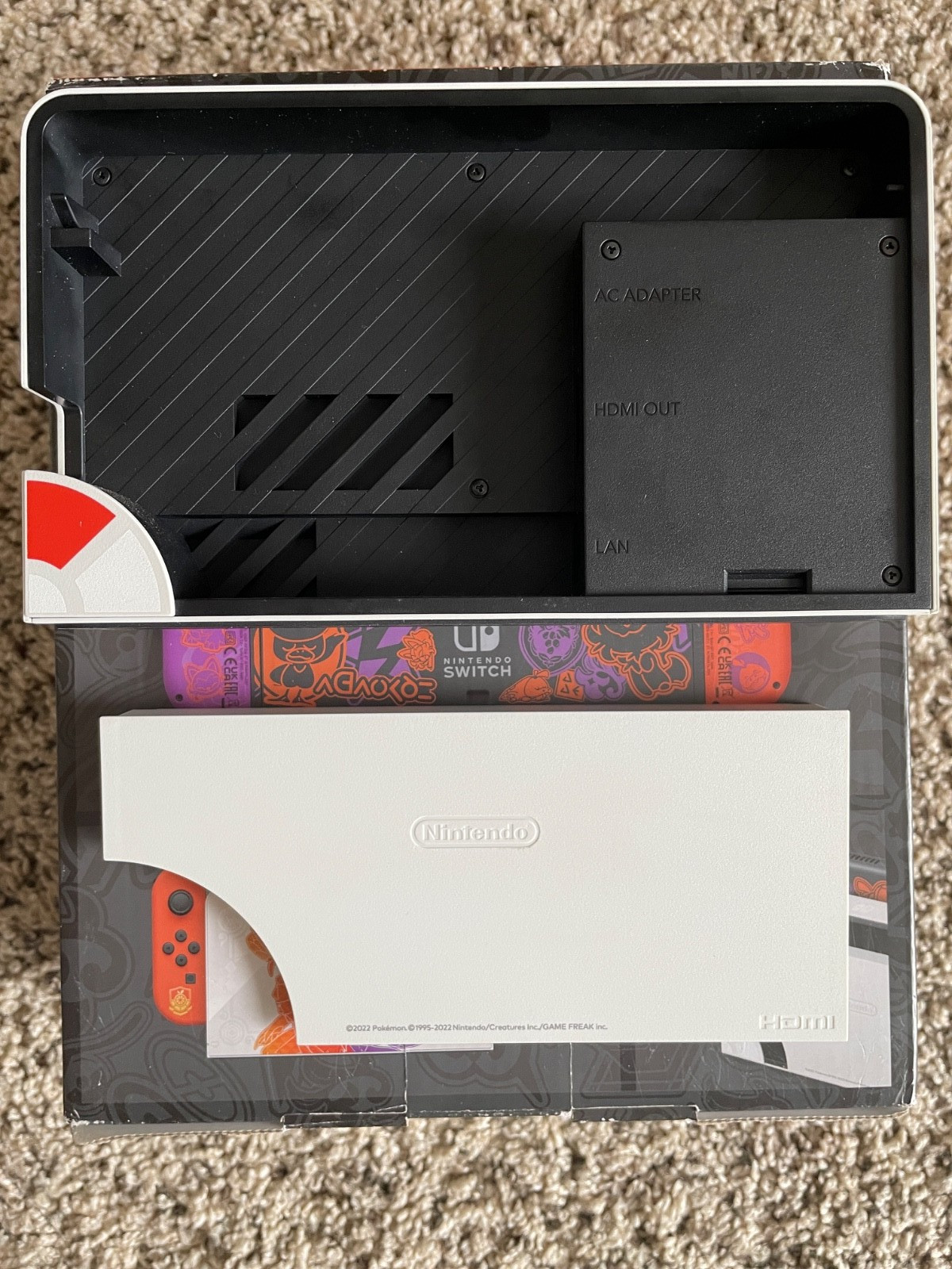 Nintendo Switch OLED + Pokemon Scarlet & Violet Edition Dock [READ DESCRIPTION]