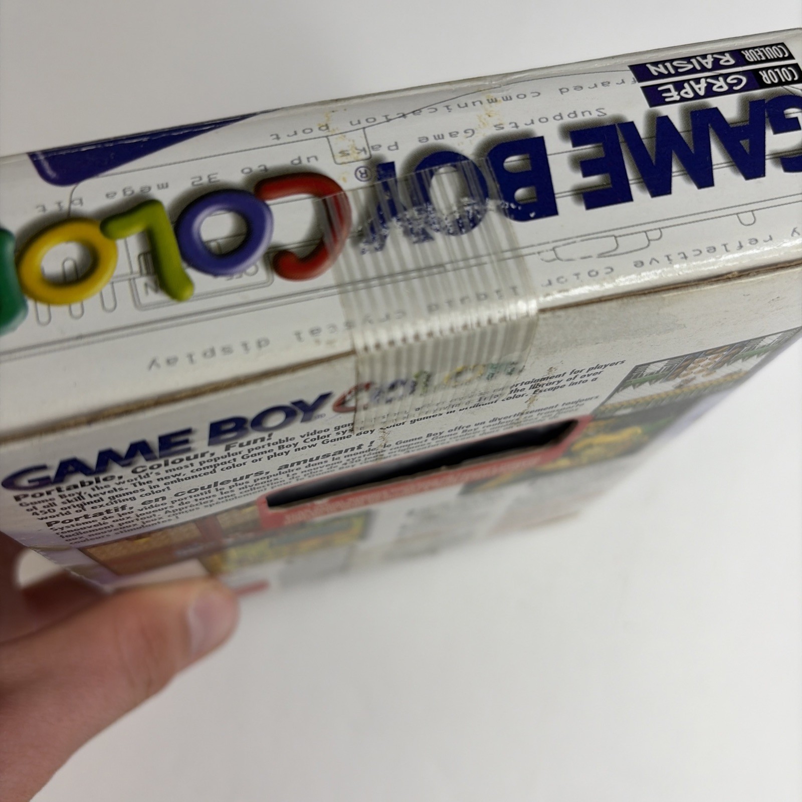 CLEAN Nintendo OEM GameBoy Color GRAPE Console CIB In Box Purple CGB-001