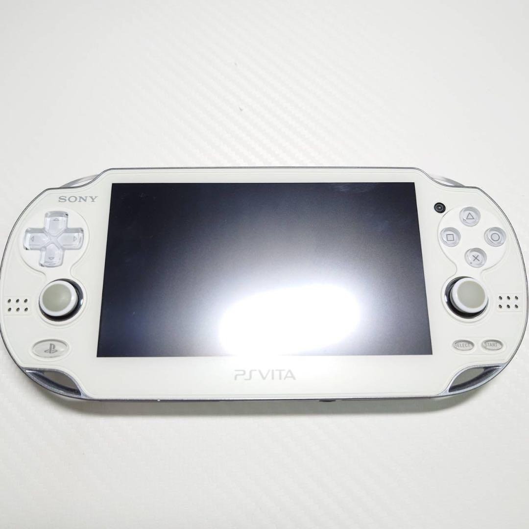 Sony PS Vita PCH-1100 Crystal White 3G/Wi-Fi Boxed Near Mint Complete 7072