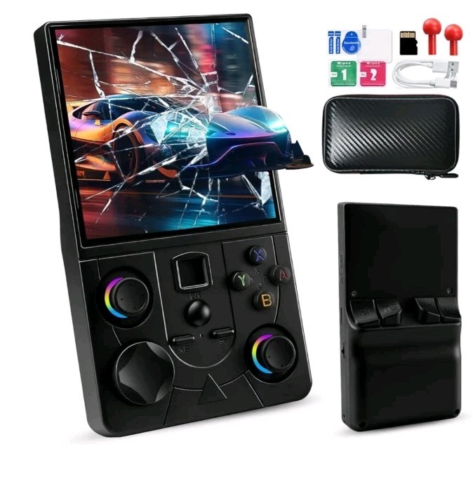 DC40V Retro Handheld Console 4″ IPS Linux 64GB 20000 Games WiFi Open Source