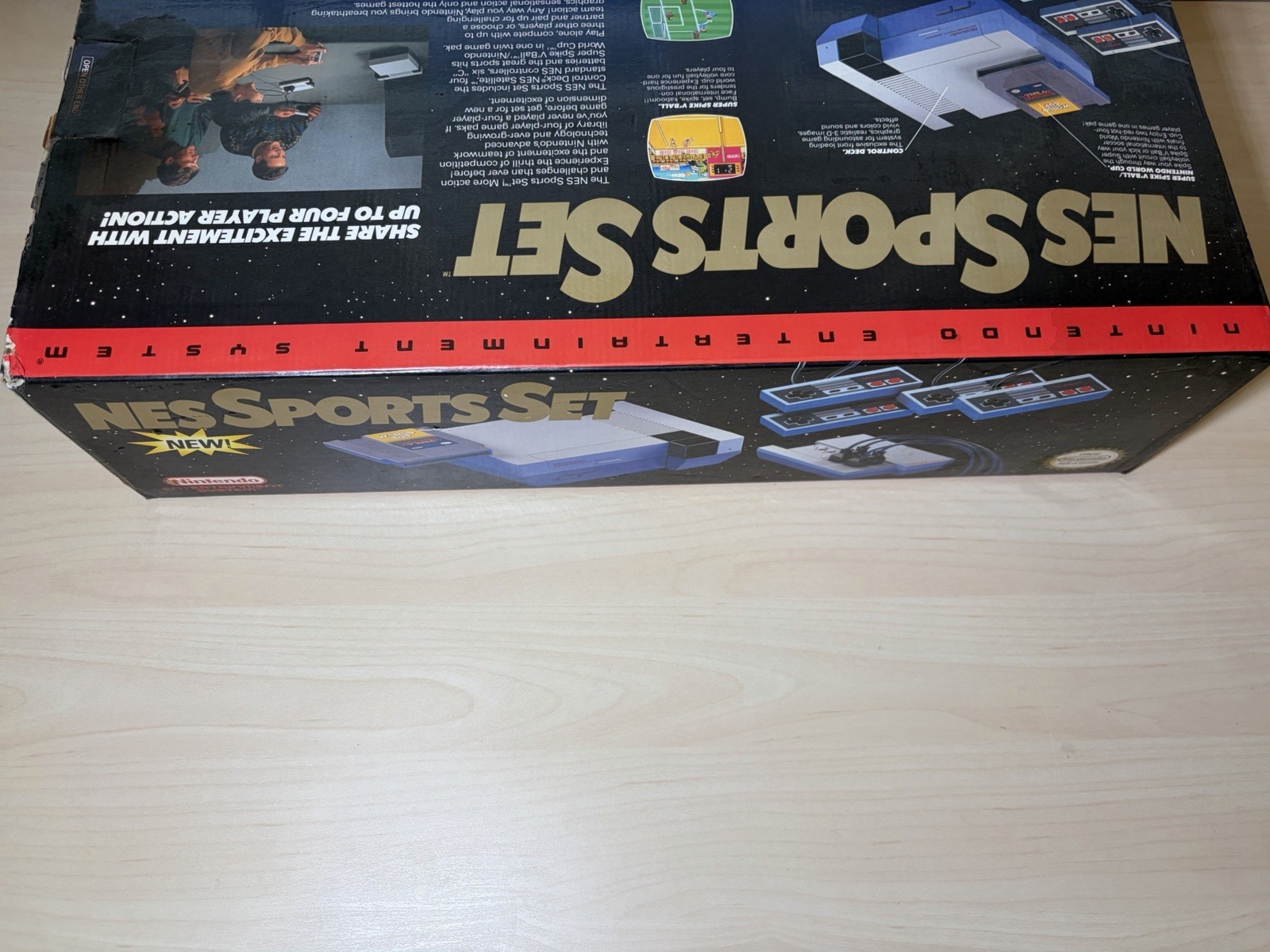 Nintendo NES Sports Set Game Console – Complete In Box – Mint – Partially New