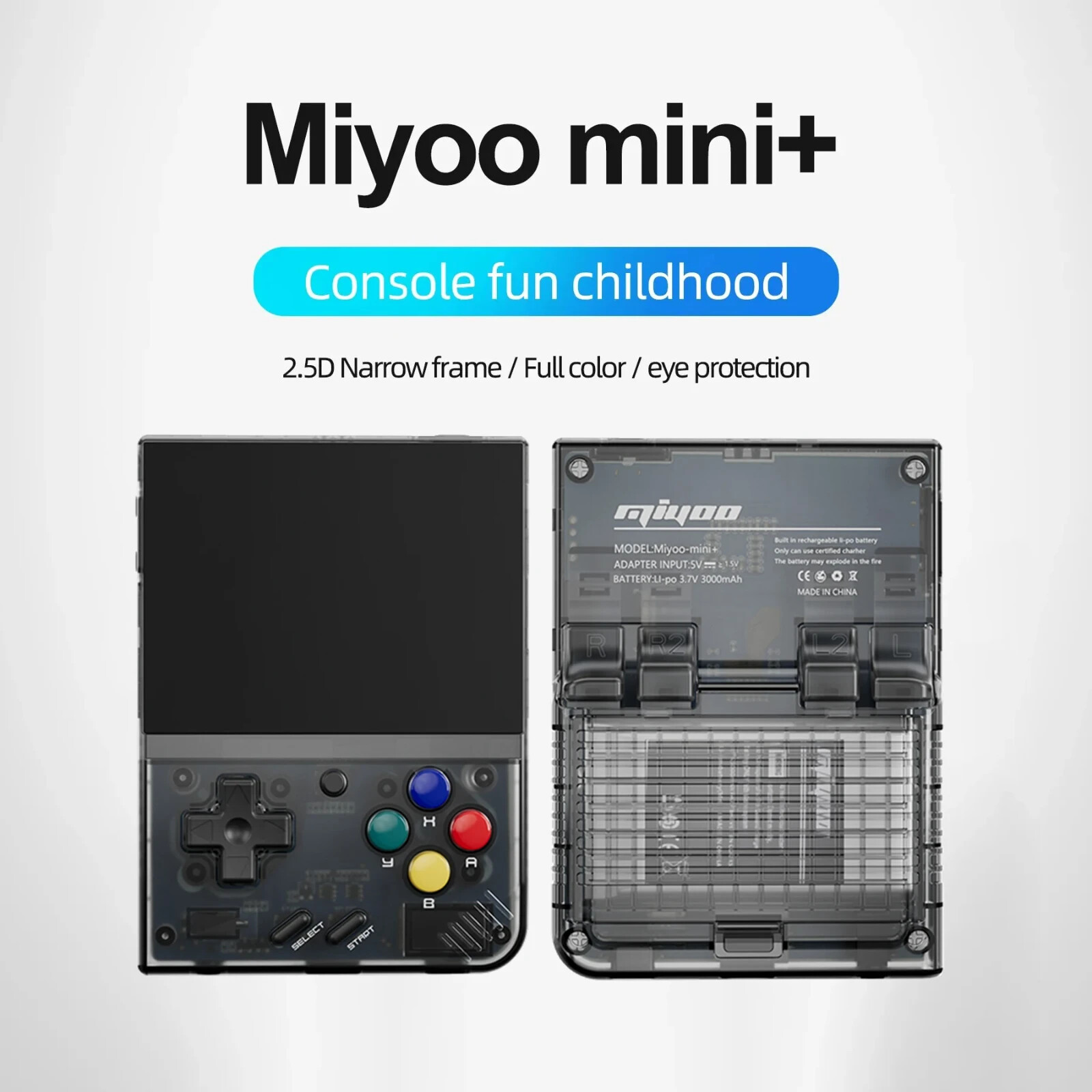 MIYOO Mini Plus Portable Retro Handheld Game Console V2 Mini+ 3.5 Inch IPS T