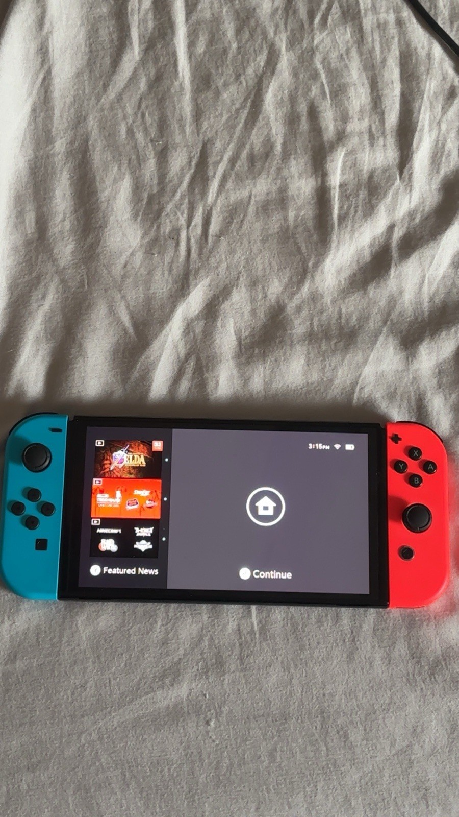 Nintendo Switch OLED 64GB Neon Red Blue Joy-Con 2021 (used) (NO GAMES)