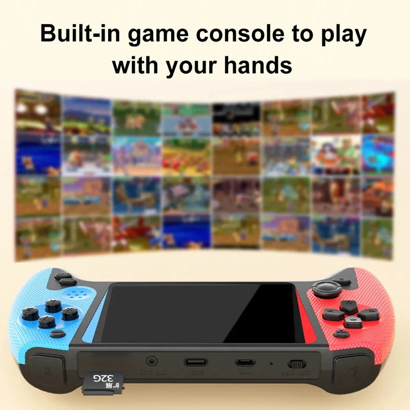 Retro Handheld Game Console 3.5Inch LCD Screen Built-In 500 Games Gaming Console