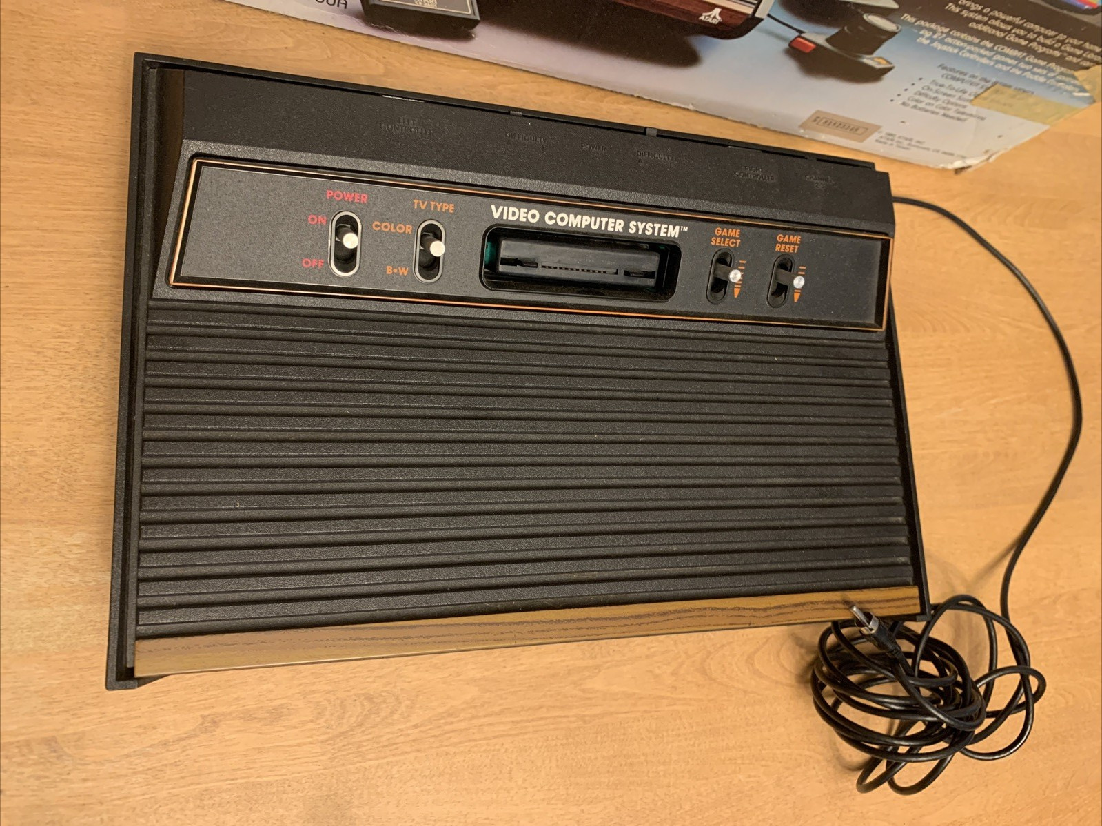 Vintage Atari CX-2600A Video Game Console Joystick Paddles-Original Box-Games 19