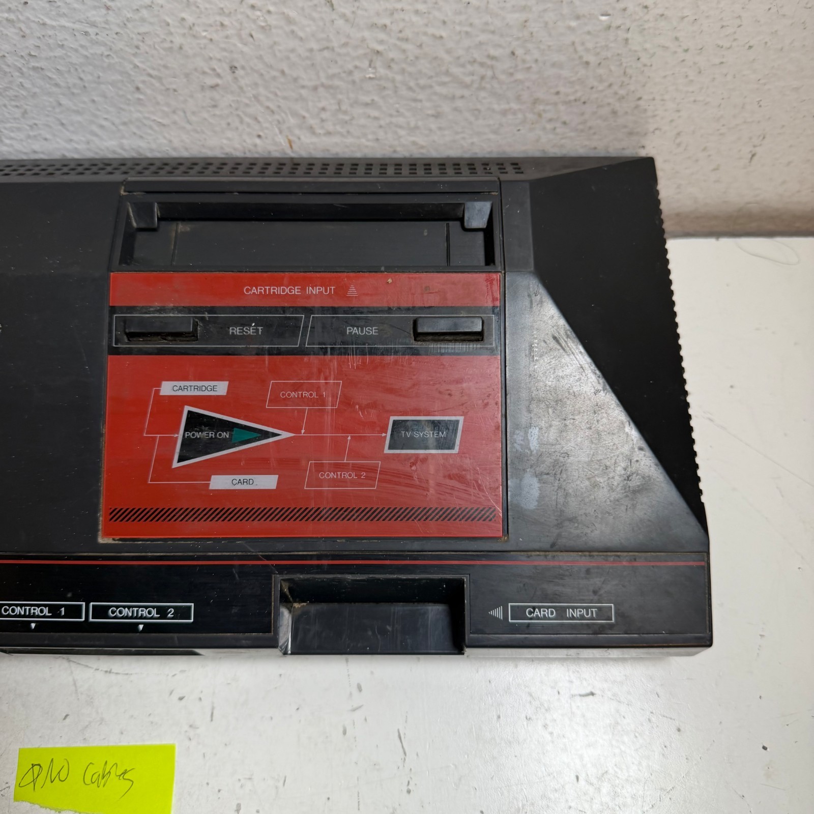 Sega Master System 3010 Black Power Base Home Video Gaming Console Only
