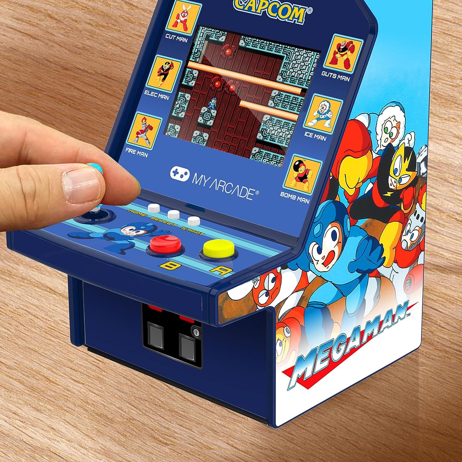 My Arcade MEGA Man Micro Player Pro: 6 Video Games 6.75″ Mini Arcade Machine