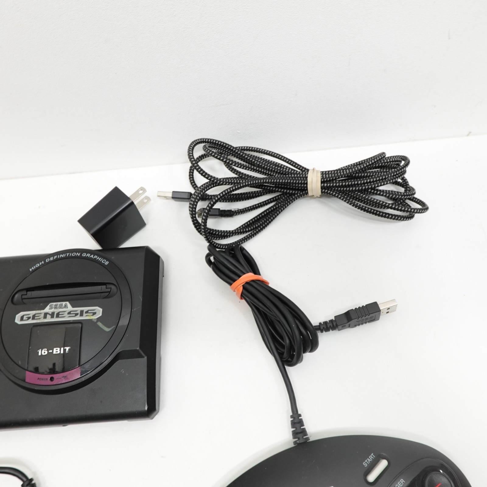 Used SEGA Genesis MK-1600 16-BIT Mini Console Power Supply Controllers Tested