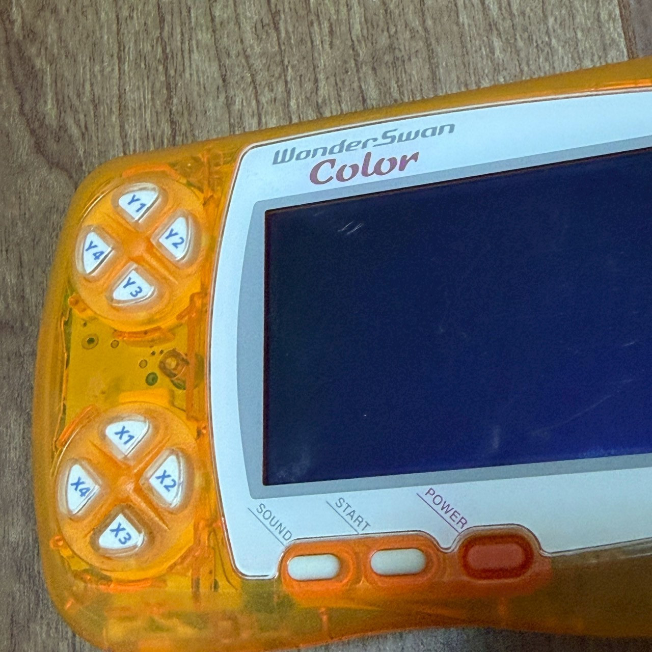 Rare Wonder Swan Color Crystal Orange Bandai Console Japan