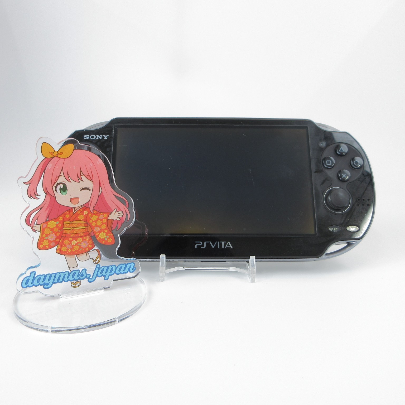 【Good】Sony PS Vita PCH-1100 Crystal Black 3G/Wi-Fi Model Console only #Ret0917/0