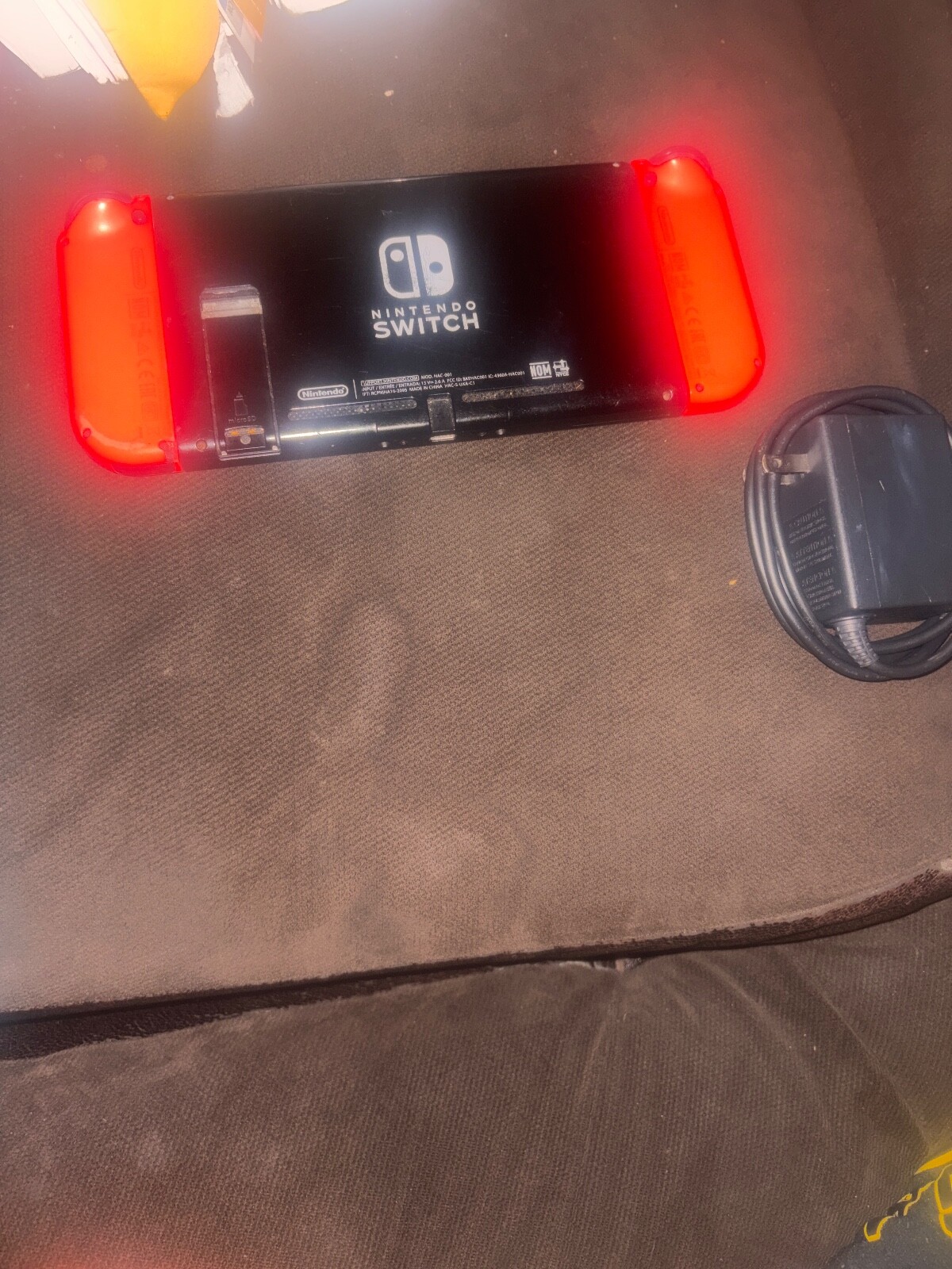 Nintendo Switch 32GB Gray Console with Neon Red and Neon Blue Joy-Con