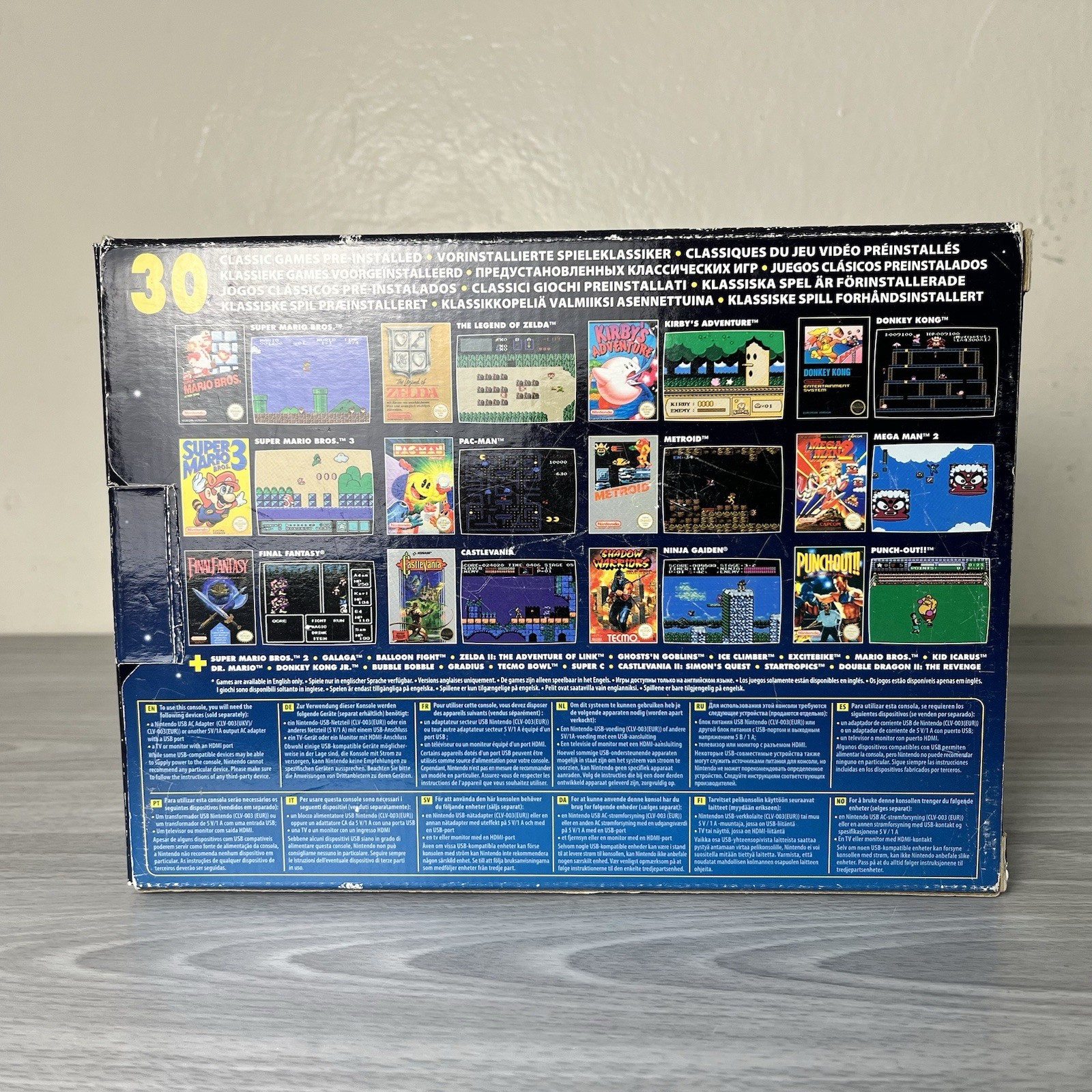 EU Nintendo NES Mini Classic Edition HDMI Console with 30 built-in Games Genuine