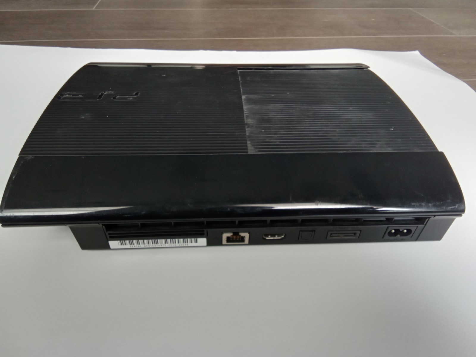PS3 Super Slim 250GB CECH-4201B, Power Cable, AV Cable, 2 3rd Party Controllers