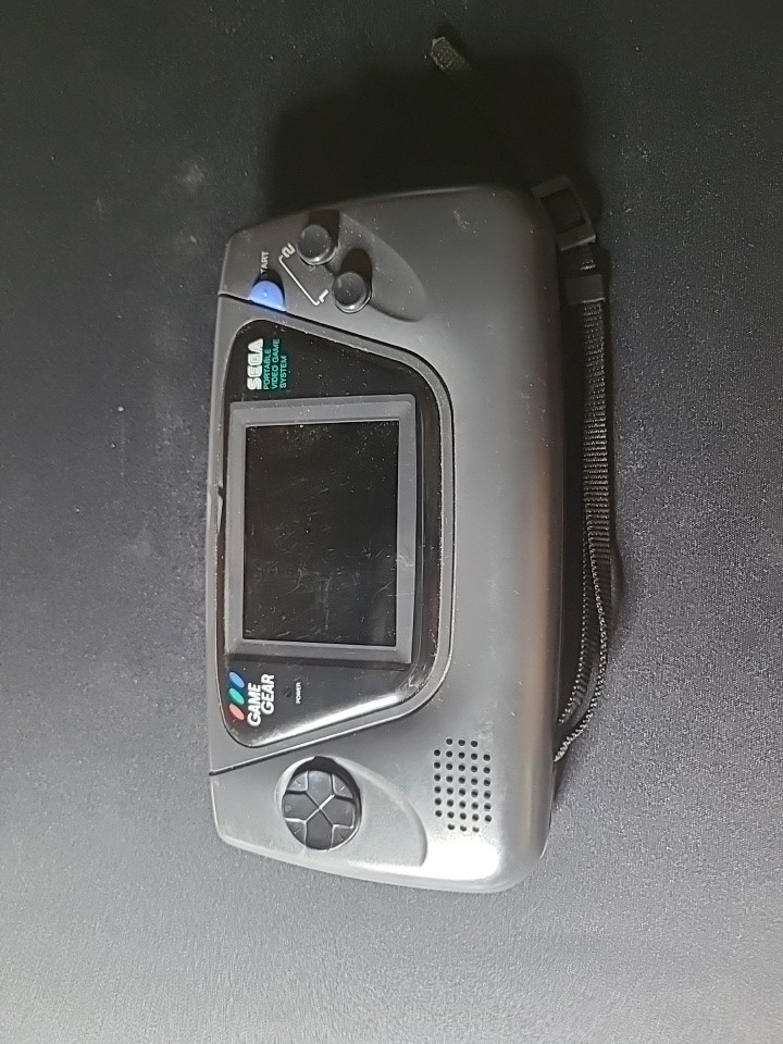 **Vintage** Clean Sega Game Gear Handheld System With Andre Agassi Tennis