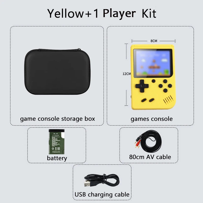 Built-in 500+ Classic arcade retro games Console for TV 5 inch Video Game Handhe