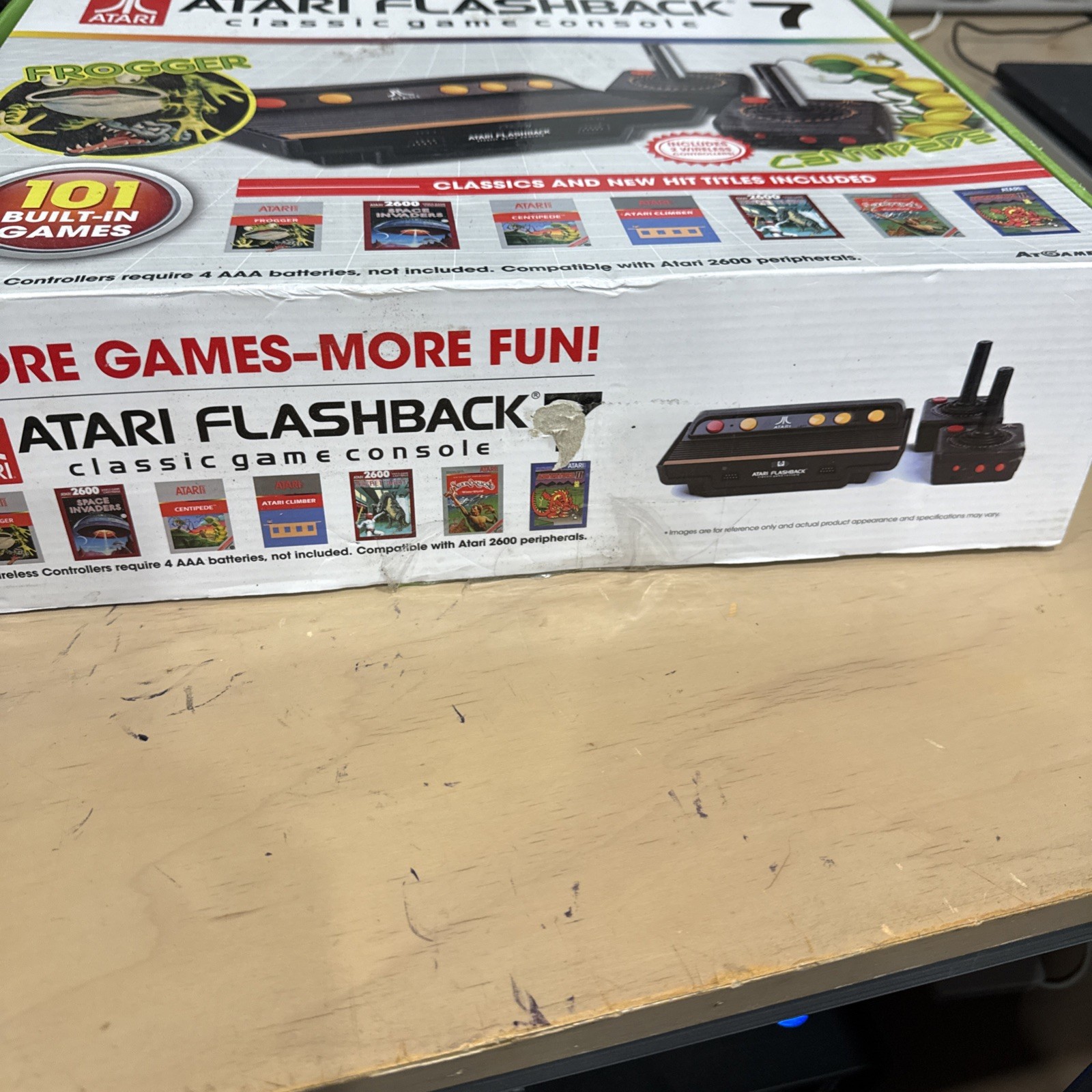 Atari Flashback 7 Classic Game Console Deluxe Plug N Play Tested