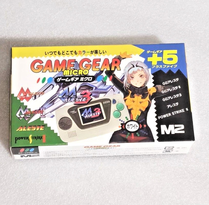 SEGA Game Gear Micro GG Aleste Collection White