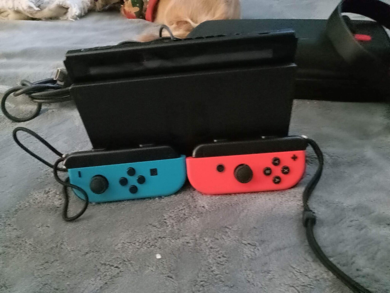 nintendo switch. Basically new. Comes with games,case,headphones,etc