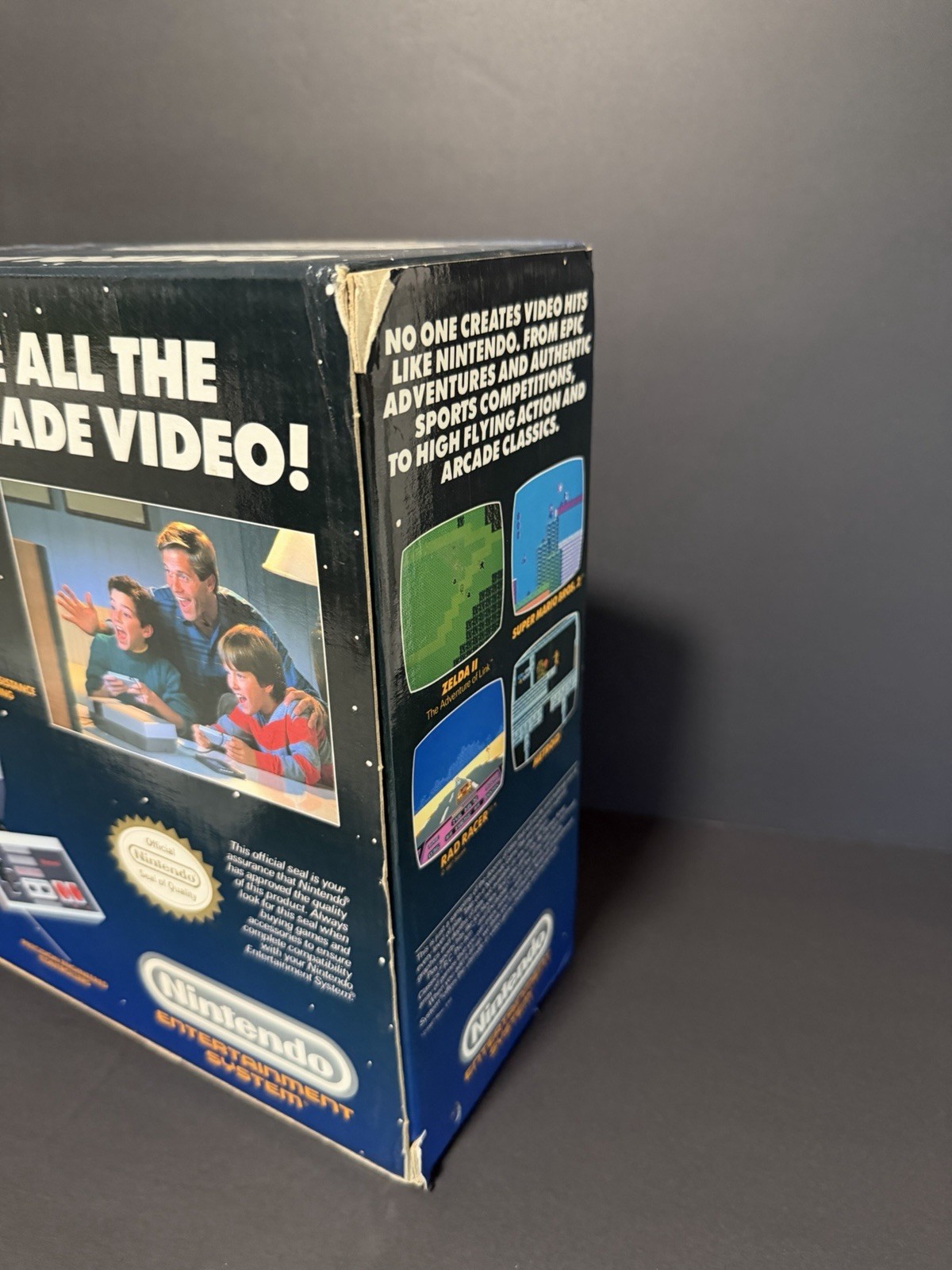 Nintendo Entertainment System NES Control Deck Console W/Box/Manual