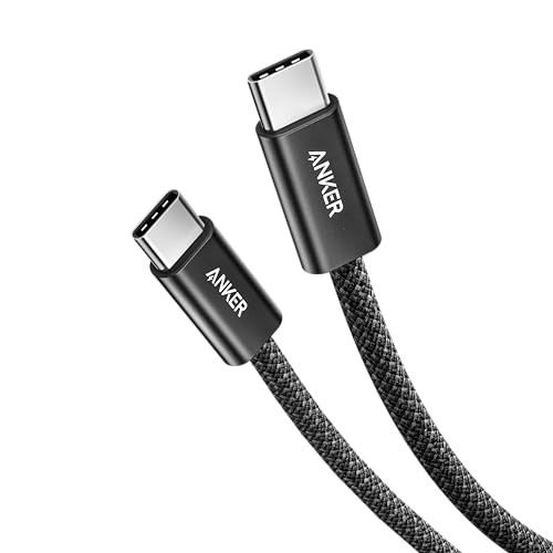 Anker Zolo USB-C Cable 240W Heavy-Duty Nylon 1.0m Black USB PD Compatible Made