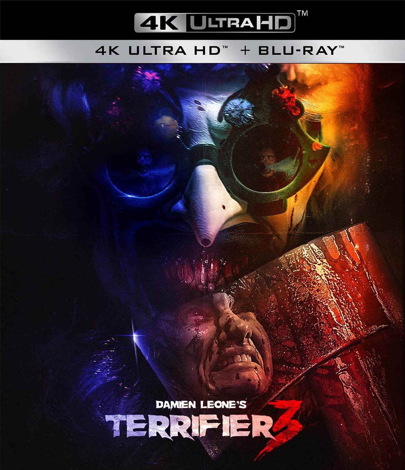 Terrifier 3 Limited Edition Blu ray DVD Horror Movie Film Combo Pack