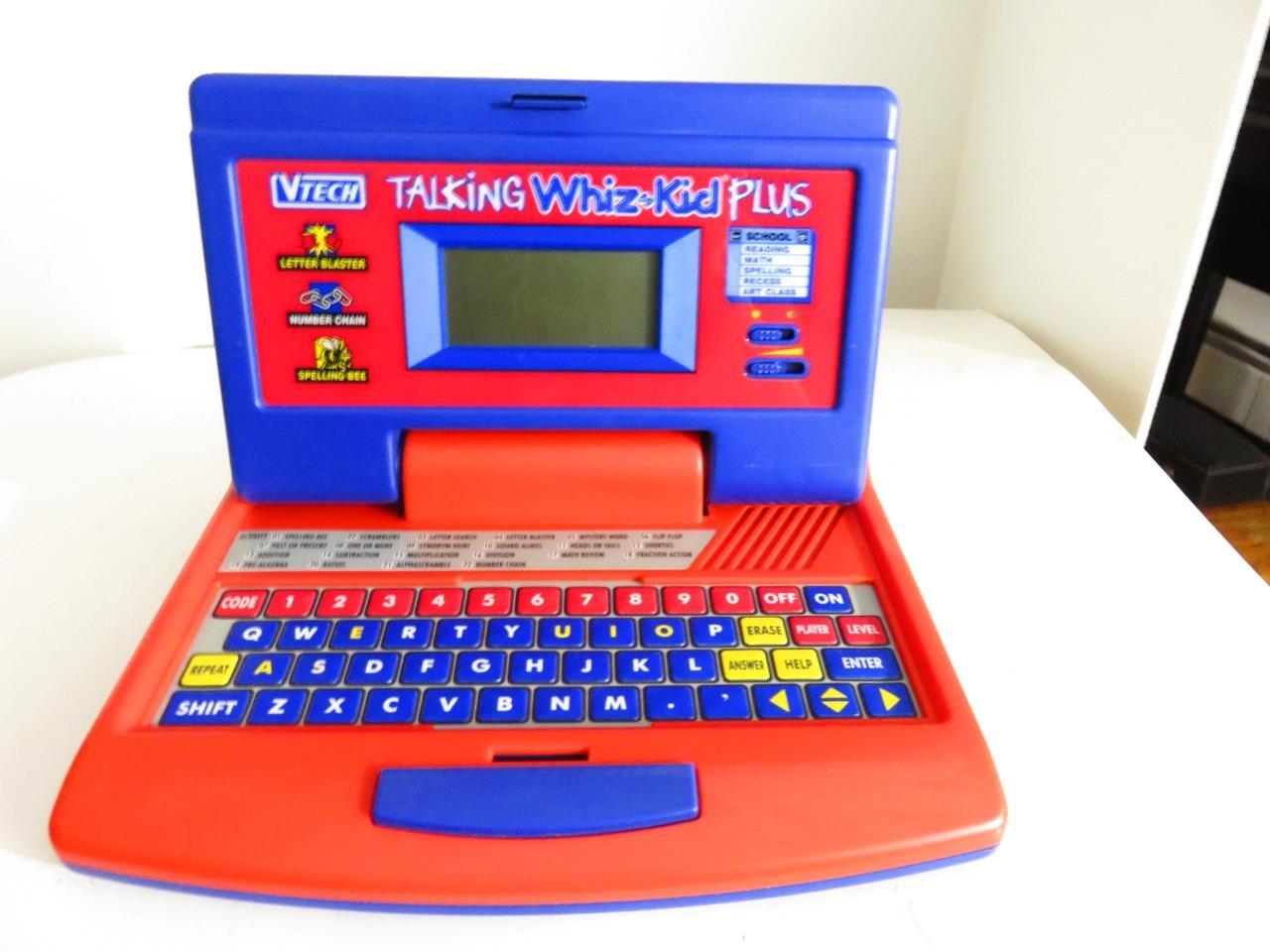 VTECH- TALKING WHIZE-KID PLUS COMPUTER- NOT WORKING- GOOD FOR PARTS – H10