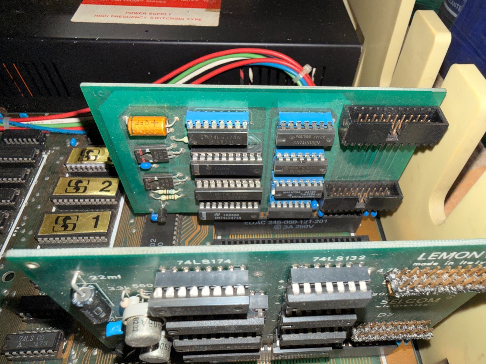 Rare Apple II Clone SELCOM LEMON II Working + Original CRT Monitor