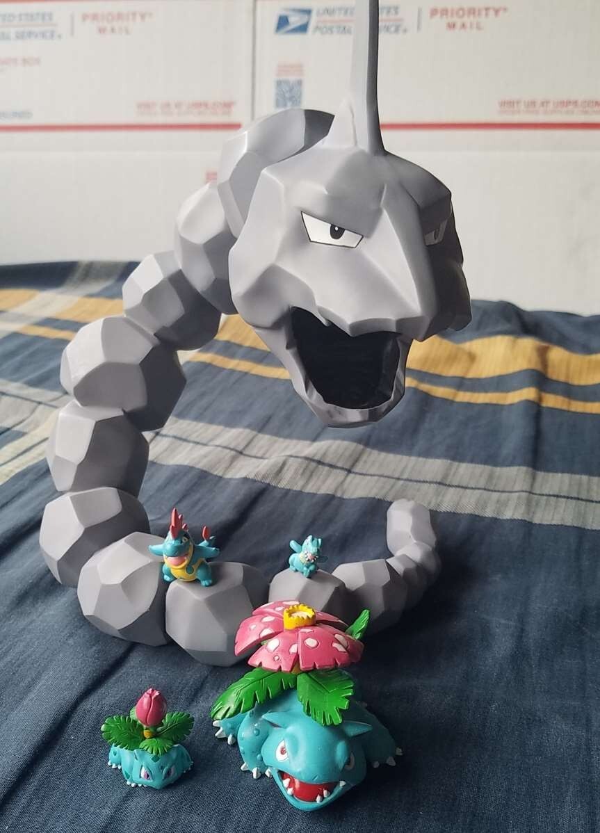 U Pokemon Figure 1/20 scale Zukan Onix Figure (Big Size) 12 inch/30cm ot sp