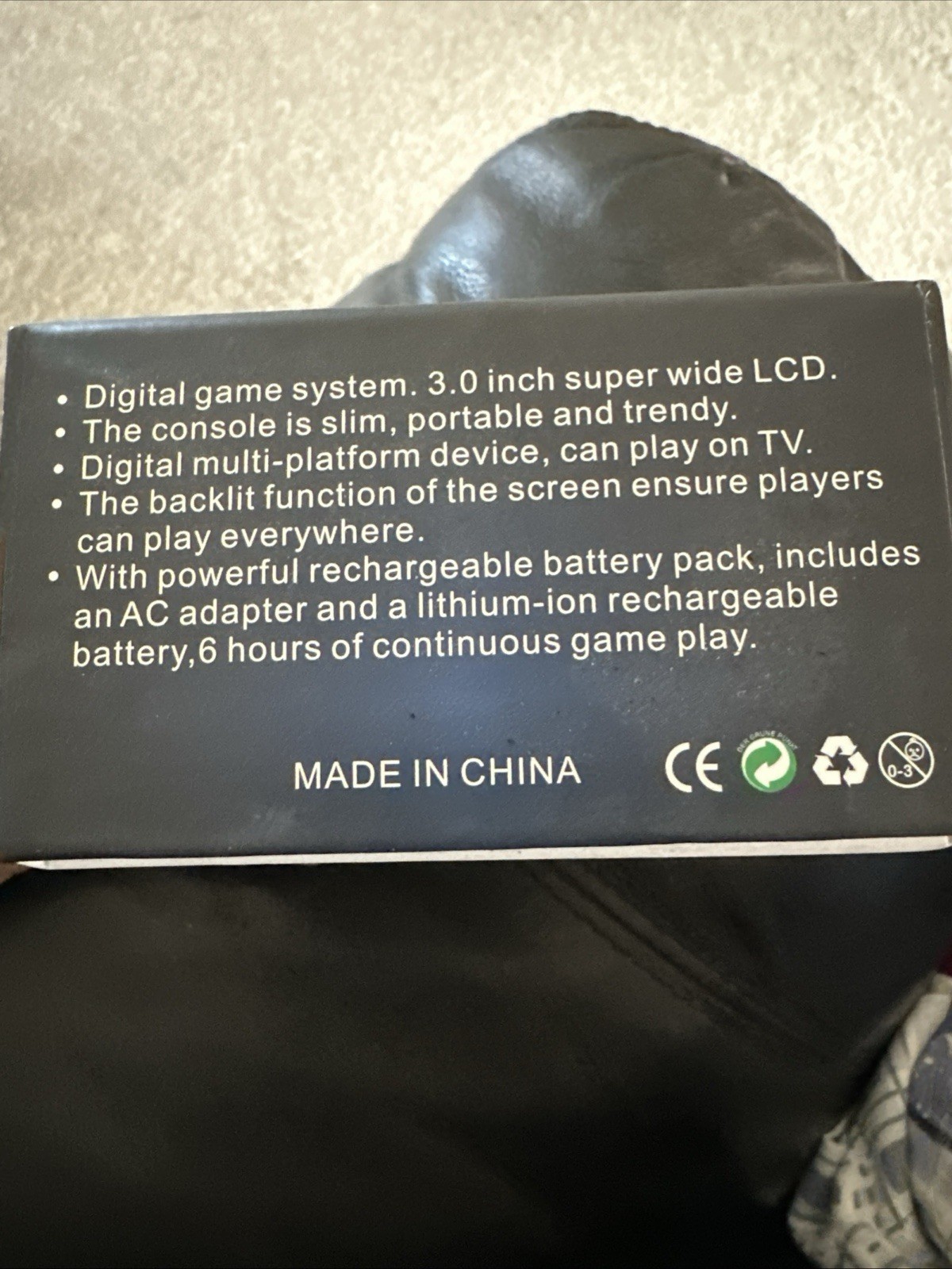 Retro FC 168 in 1 Handheld Game Console Clear Transparent NEW