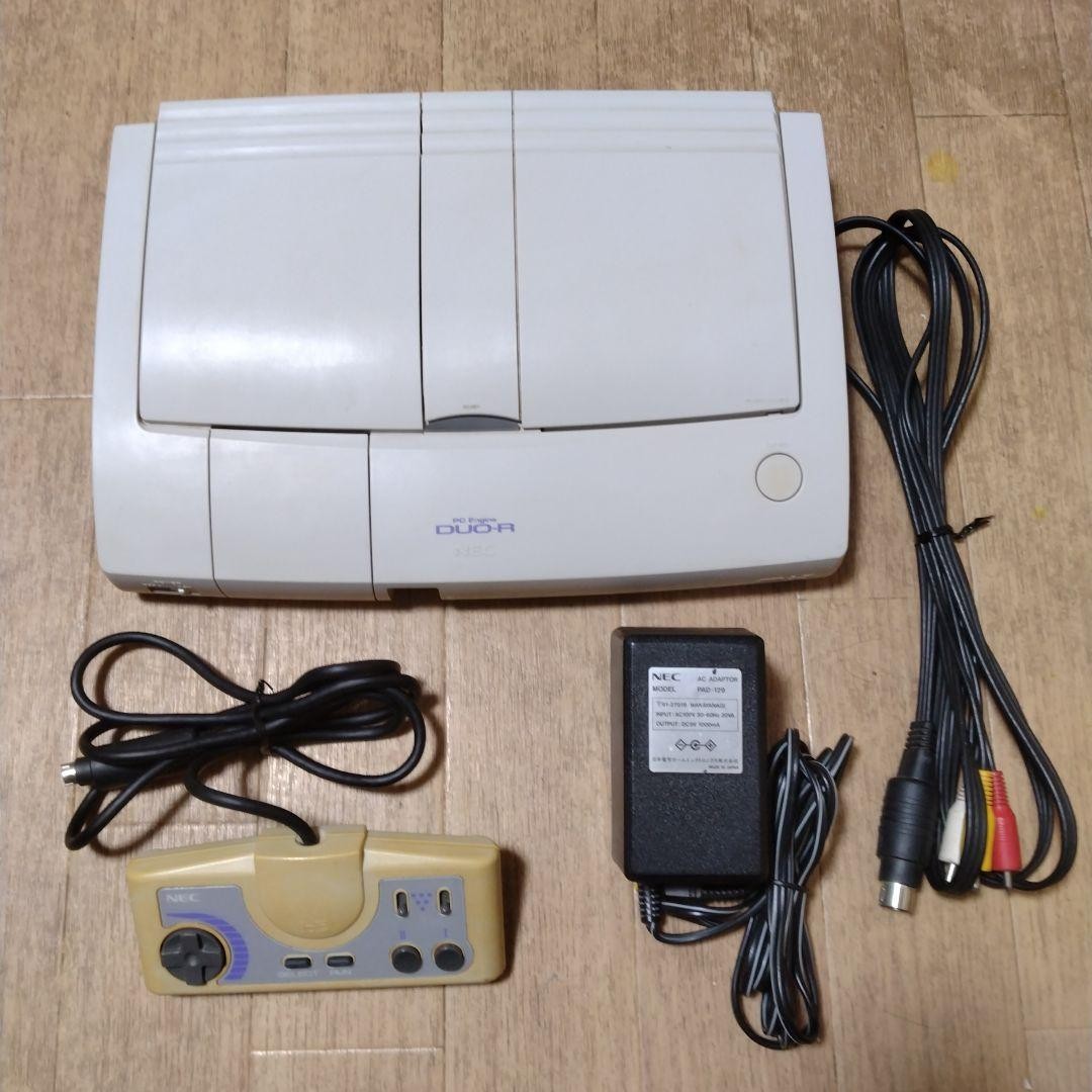 NEC PC Engine Duo-R Console HuCARD CD-ROM2 NTSC-J Japan