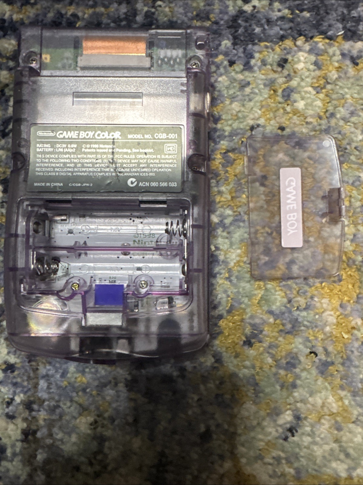 Gameboy Color Atomic Purple