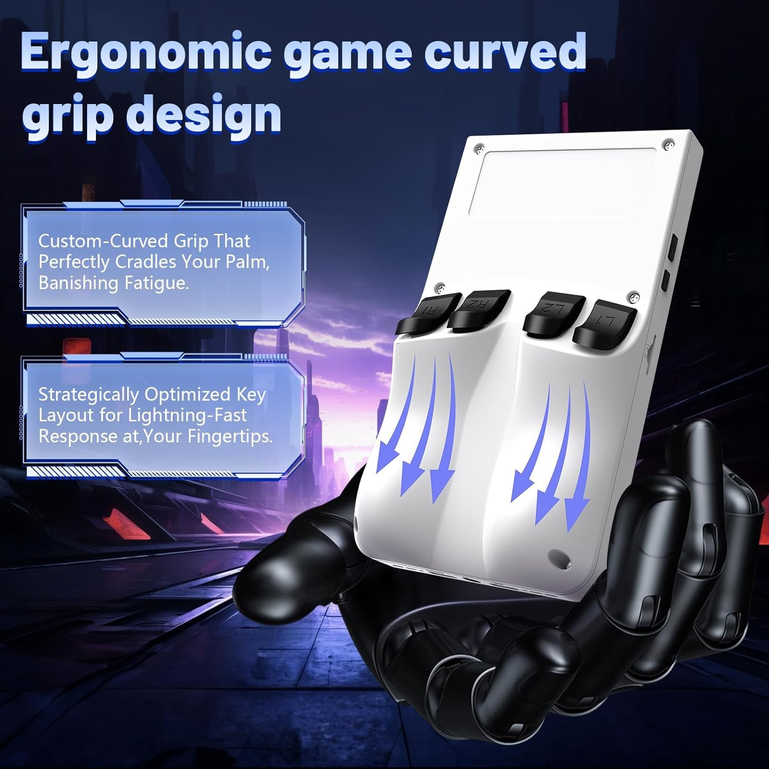R36MAX Retro Handheld Console 18000 Games 4.0 IPS